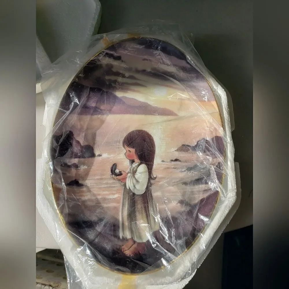 Precious Moments Plate "The Pearl of Great Price"β1995